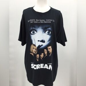 SCREAM Size XL Navy Blue Shirt
